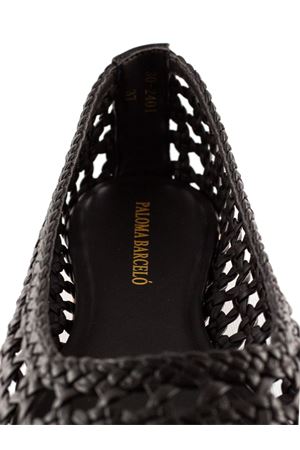 Dark brown woven leather ballerina flats PALOMA BARCELO | 302401CHOCOLATE